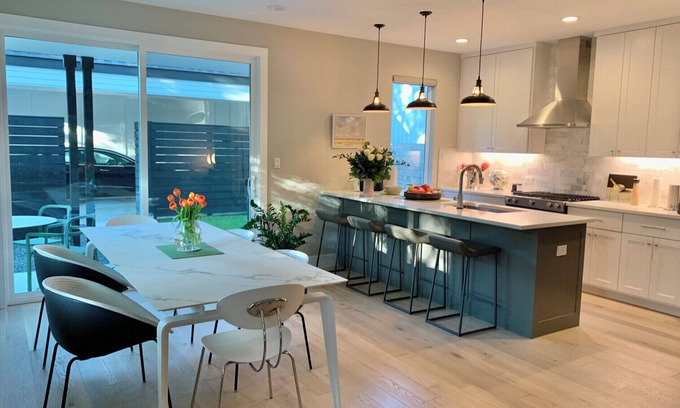 North Loop Casa | Propiedad de diseño de interiores: construcción nueva y muebles nuevos