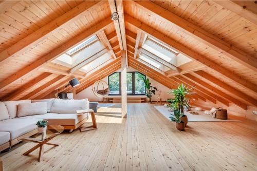 Bad Duerrheim Apartamento | INVITA Natur-Chalets Penthouse - Familienurlaub im Schwarzwald - 240qm