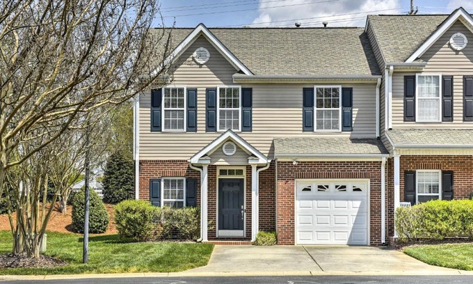 Deep River Casa | Inviting High Point Townhome with Patio and Privacy!