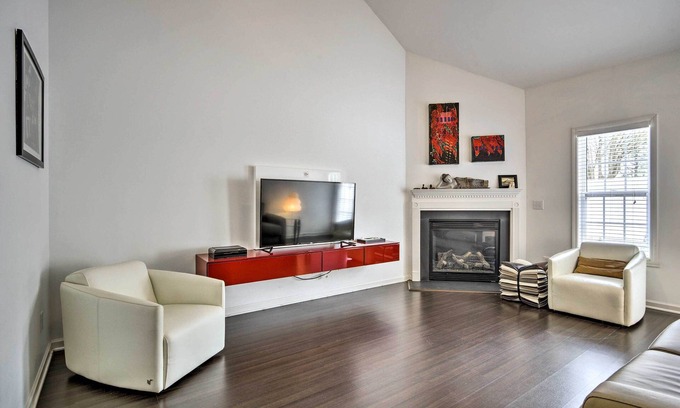 Deep River Casa | Inviting High Point Townhome with Patio + Privacy!