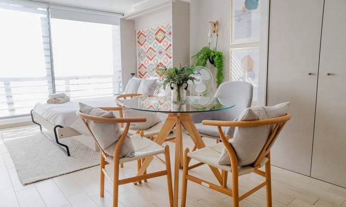 Nunoa Apartamento | Acogedor Estudio en Vibrante Nunoa | 2 Huéspedes