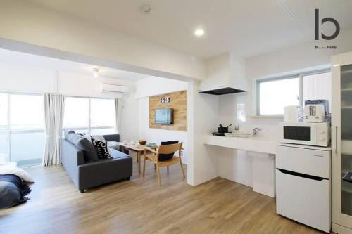 Hiroshima City Centre Apartamento | IS bld 201 - Spacious Studio Apt for 4ppl Close to Peace Park