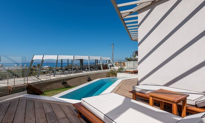 Anissaras Casa | ISholidays Joy - 2 Bedrooms Sea View Villa with Private Pool