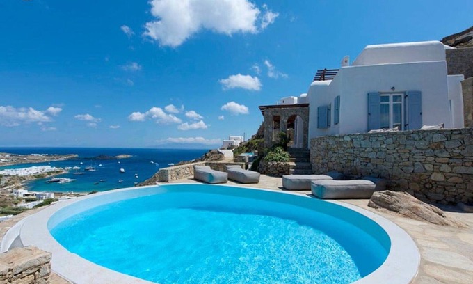 Psarou Villa | ISholidays Mykonos villa Ammonite