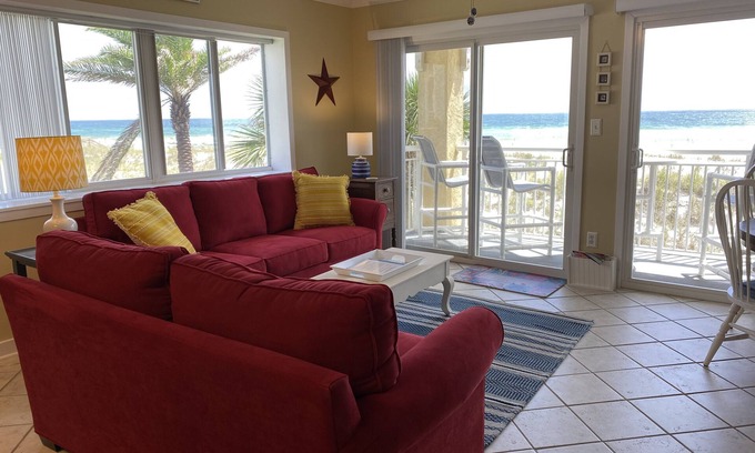Fort Walton Beach Condominio | MÁS UNIDAD fin deseable !! Golfo frente, UNIDAD extremo este, excelentes vistas W / SERVICIO BCH