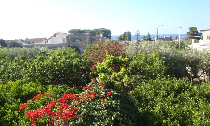 Sant'Andrea Bonagia Villa | In Sicilian Casuzza. Wonderful apartment 5 minutes from the sea