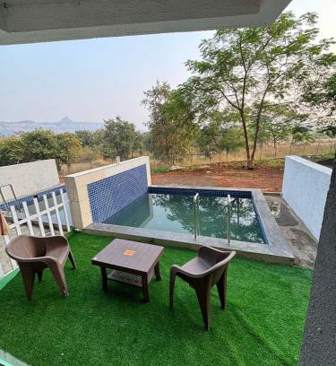 Karjat Apartamento | Ivy Bliss Studio with Private Pool, B 09, Karjat