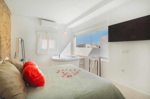 Chiclana de la Frontera Apartamento | Jacuzzi Amanecer de Plata Decoración Romántica
