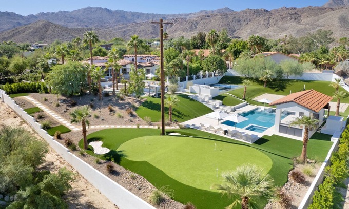 Palm Desert Casa | Jaguar Estate - Private Lush Estate with 2 Incredible Pools/ Spas, Pickleball and Resort Style Yard