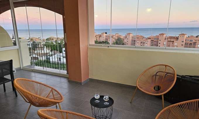 Castillo de Sabinillas Apartamento | Jardines Duquesa 2420 Sea-View