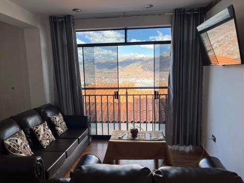 Cusco Historic Center Apartamento | JARDINES SAN BLAS panoramic house