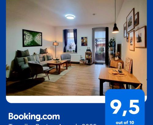 Cottbus Apartamento | Johnis FeWo, Nähe Stadtzentrum - Uni in sehr ruhiger Lage mit Terrasse und eigenem Parkplatz