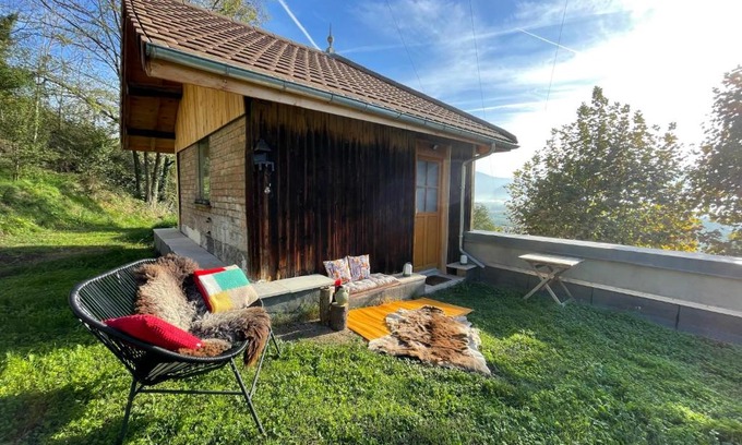 Tullins Apartamento | Jolie cabane avec jacuzzi pour les amoureux de la nature