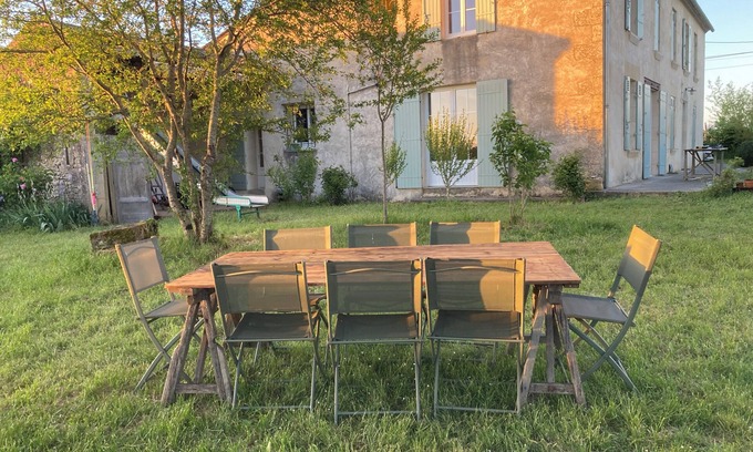 Saint-Laurent-du-Bois Casa | Jolie Maison de Famille à la Campagne