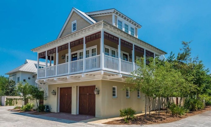 Rosemary Beach Cabaña | Jolly Roger: Amazing Carriage House - al sur de 30A con vistas al golfo!
