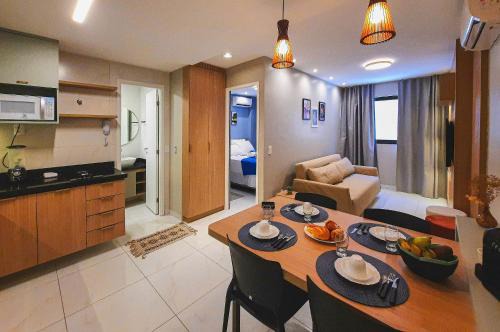 Aldeota Apartamento | JSmart Novinho 4 Pessoas Super Completo WiFi Top