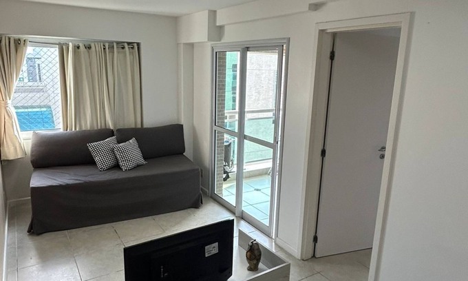 Ponta Verde Apartamento | JTR - Excelente Apt Cond junto al mar.