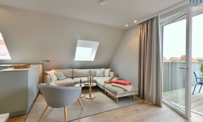 Juist Apartamento | Juist vacation with sunny roof terrace!