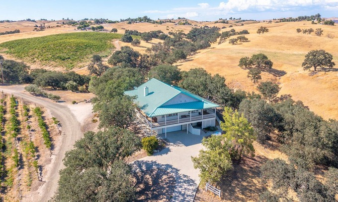 Paso Robles Casa | Retiro aislado en los viñedos