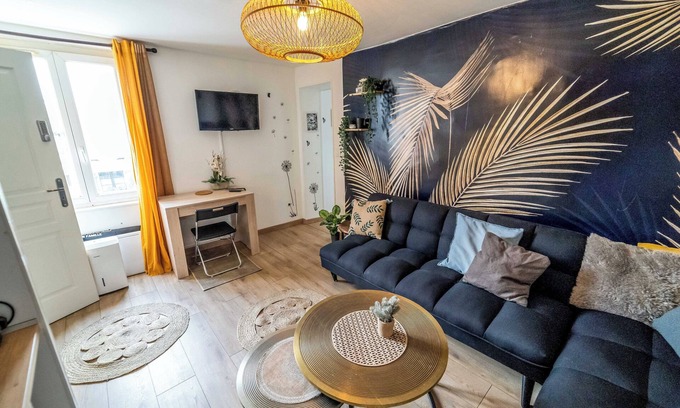 Equemauville Apartamento | JUNGLE 2-bedroom apartment parking 10min Honfleur port and beach