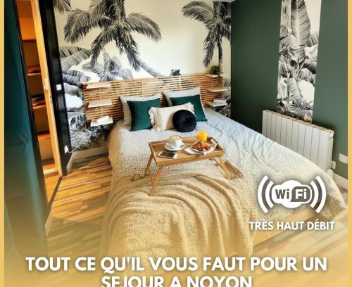 Noyon Apartamento | Jungle Chic à Noyon, Hauts-de-France
