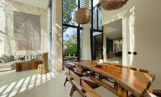 Soliman Bay Casa | Villa lujosa en la selva de Tulum a 5 mins de Xel-Há