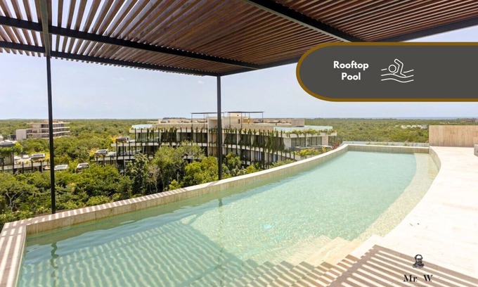 Tulum Apartamento | Loft de lujo: piscinas, gimnasio, acceso a la playa, WiFi rápido.