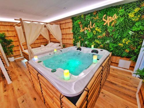 Muntzenheim Apartamento | JUNGLE SPA-4 Pers-Jacuzzi-Parking-Jardin-Clim-Colmar