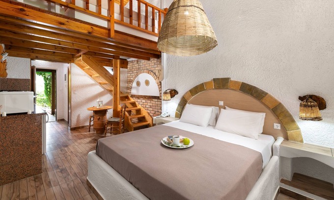 Kolymbia Casa | Junior Apartment with open loft -Elefteria