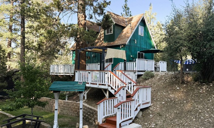 Big Bear Casa | Juniper's Cottage - Hot Tub, Fireplace, Fenced Yard, Pet Friendly