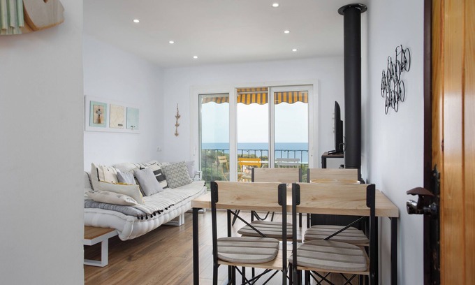 Calella de Palafrugell Apartamento | Ka mahina en Calella de Palafrugell con vistas al mar