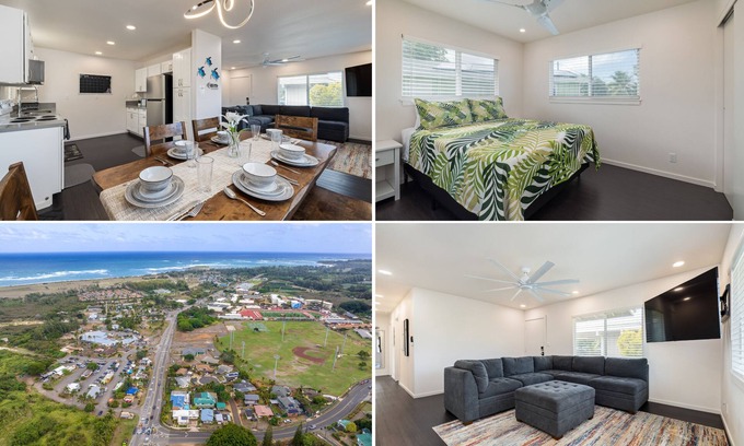 Kahuku Casa | Kahuku 3BR Ohana - A/C, WiFi, Parking