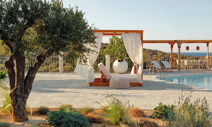 Istron Casa | Kalos Luxury Homes, Beach Loft III Sea View Private Jacuzzi