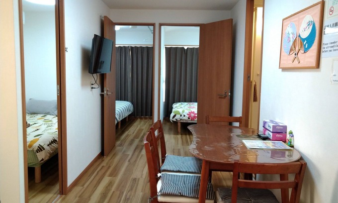 Kaminarimon Apartamento | Kaminarimon 4 / F / habitación x3 / cama x5 / 2 personas