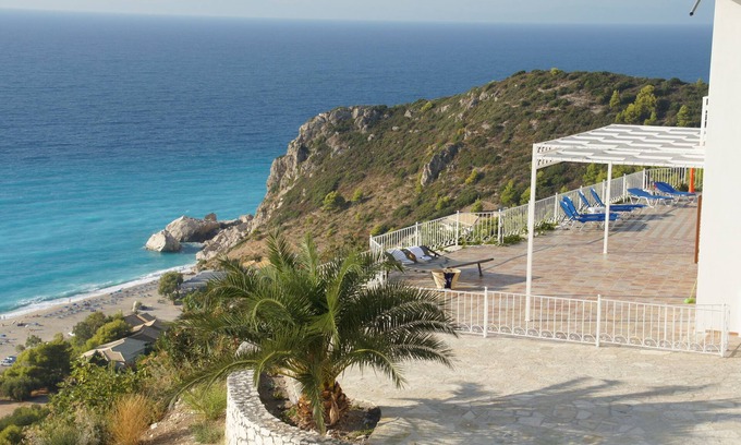 Agios Nikitas Villa | Kathisma Villa Margaux, piscina privada con vistas espectaculares