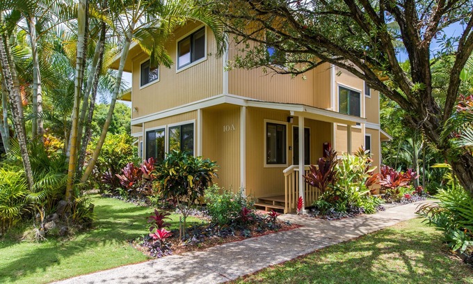 Princeville Casa | ¡¡NUEVO!! Vistas de Rainbow y Bali Hai, caminar a la playa, todo nuevo, para 6 personas