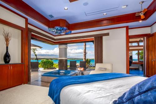 Waikoloa Casa | KBM Resorts FREE CAR Oceanfront NEW Premium 4 Bedroom Villa with in-home Movie Theater and Private Pool and Hot Tub AC Kolea-Kai-8