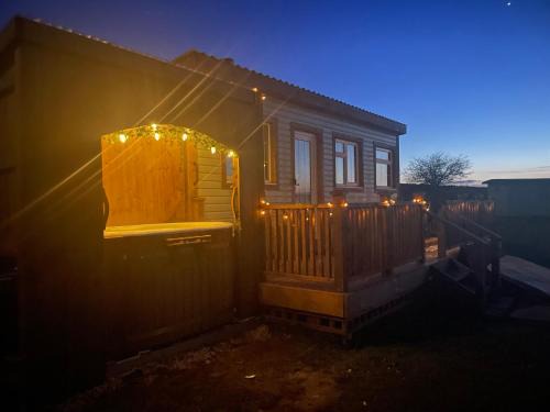Great Fryup Dale Chalet De Esquí | Keepers Shepherd hut with Hot Tub