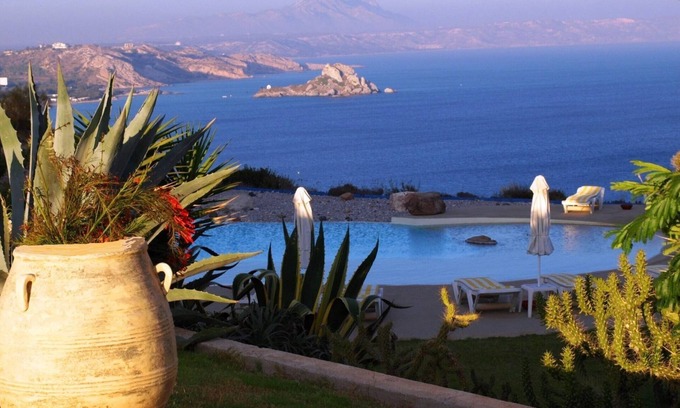Kefalos Apartamento | Residencia Kefalosbay apartamento piso y piscina y panorama en la bahía de Kefalos