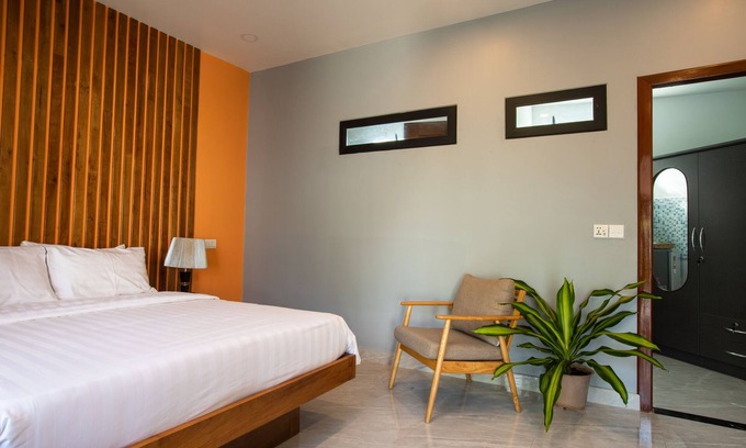 Siem Reap Cama Y Desayuno | Habitación familiar Khmer Model