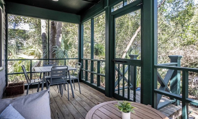 Cape Fear Station Cabaña | Kick back and relax in our little slice of heaven, just moments away from East Beach