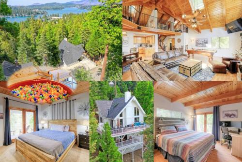 Lake Arrowhead Casa | Kid's Paradise! Ball Pit 2 Lofts Lakeview 5 bd, 3ba