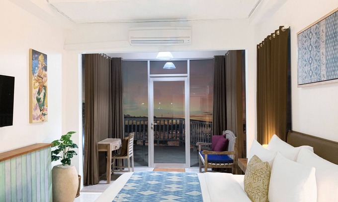 Tanjungbenoa Cama Y Desayuno | King Bedroom with Sea View Terrace