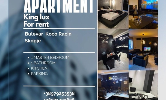 Centar Apartamento | King Lux Apartment Rental of a newly furnished apartment in the center of Skopje