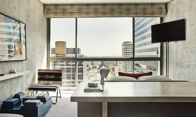 Wilshire Center Hotel | King Room at The LINE Hotel Los Angeles, Pet-friendly Property, Outdoor Pool!