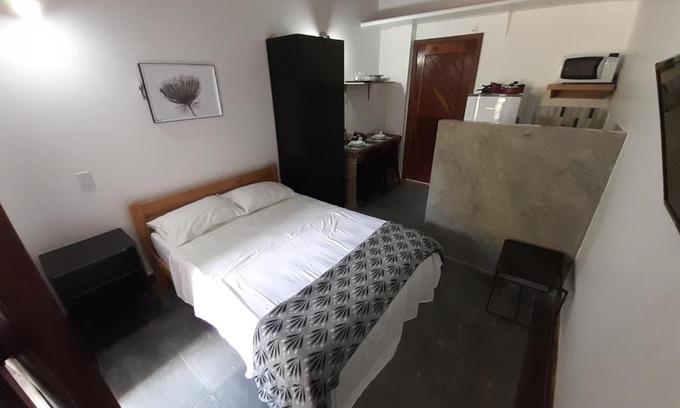Ondina Apartamento | Kitchenette Moderninha e Estilosa c Varanda 4B