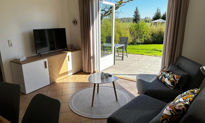 Dahme/Mark Apartamento | Klättes Ferienwohnung mit Garten