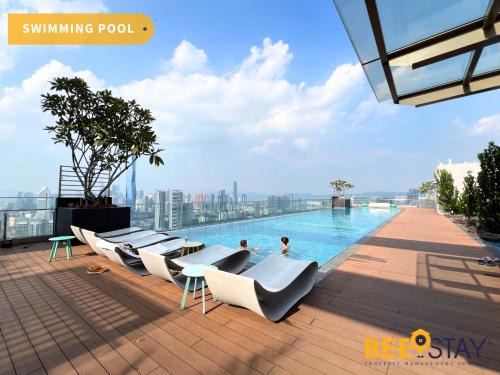 Brickfields Apartamento | KL Sentral The Riv Riveria Studio Suite for 2PAX with WIFI Netflix