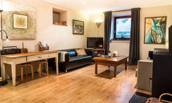 Tolmin Apartamento | Kolovrat, 90 m2, 2 bedrooms, terrace, airco, garden, own parking, BBQ