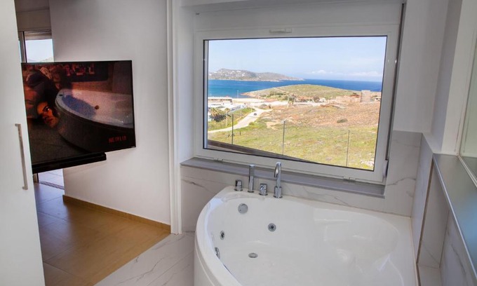 Lavrio Apartamento | Komfort City Apartment "Elias" mit Meerblick in Lavrio